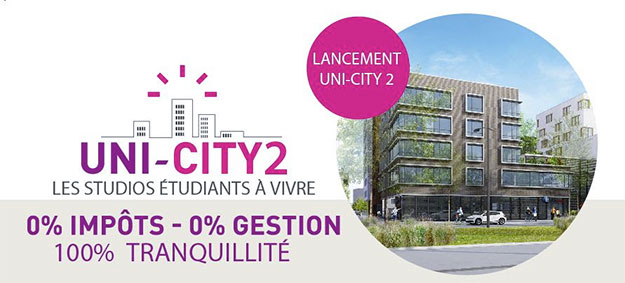 Investir Résidence étudiante Strasbourg | Uni City